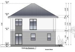 Stadtvilla Ansicht West Stadtvilla Ansicht West