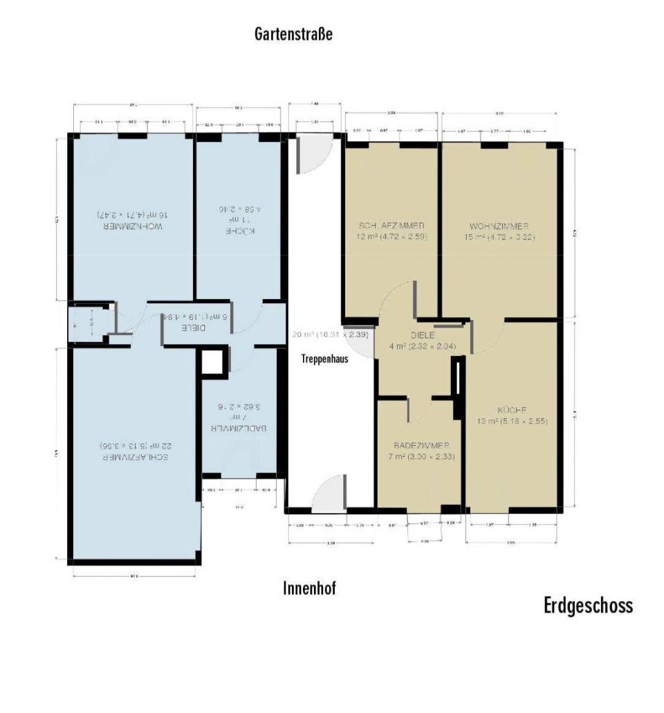 Grundriss EG + 1. + 2. OG Grundriss EG + 1. + 2. OG
